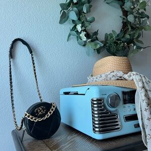 Chanel 19 Round Clutch Chain